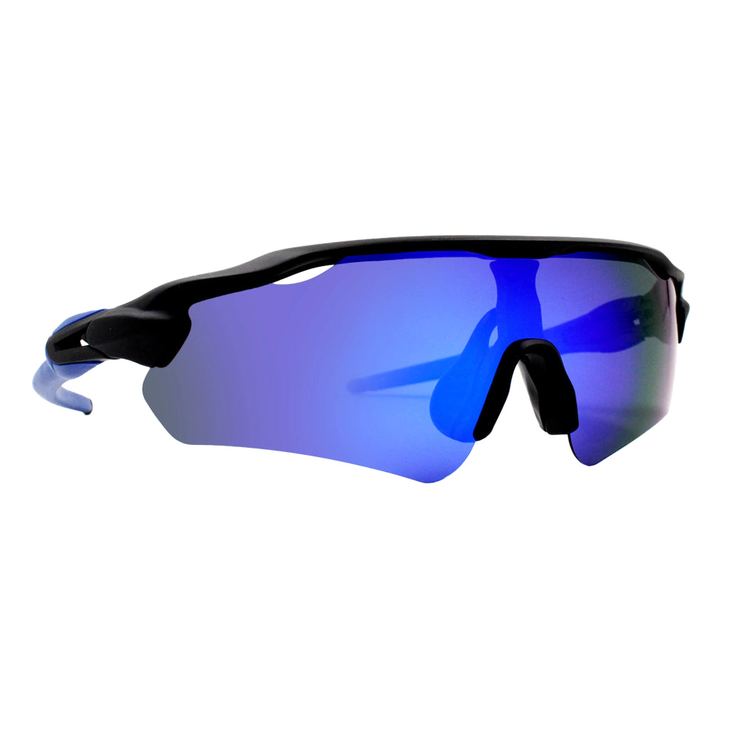 Óculos de sol New Vision Preto c/ Azul Espelhado (Unissex)